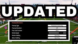 The BEST Settings In Madden 25 UPDATED [upl. by Jessen679]