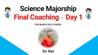 LET Science Majorship Final Coaching Series  Day 1 [upl. by Crutcher]