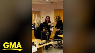 Sisters who went viral asking stepmom to adopt them finally make it official l GMA [upl. by Ydde]