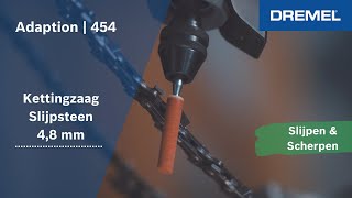 Dremel 454JA Kettingzaagslijpsteen met werkdiameter van 48 mm [upl. by Anirazc]