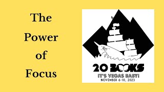 20Books Vegas 2023 Day 1 – The Power of Focus [upl. by Aryad774]