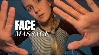 ASMR Softly Touching amp Massaging Your Face 😶‍🌫️👐 [upl. by Hakym453]