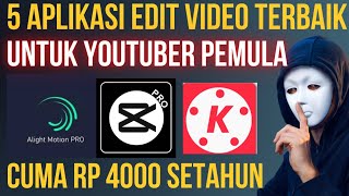 5 Aplikasi Edit Video Terbaik Untuk Youtuber Pemula [upl. by Hailahk377]