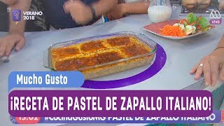 ¡Receta de pastel de zapallo italiano  Mucho gusto 2018 [upl. by Iron26]