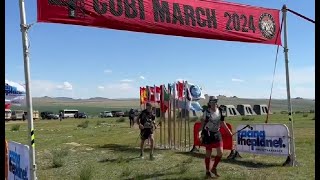 Gobi March 2024  Ivan and Mike Jnr finishing Stage 2 [upl. by Carrnan]