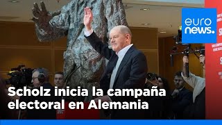 Preocupación en el SPD Scholz arranca ya la campaña electoral en Alemania ante los malos augurios [upl. by Avlis379]