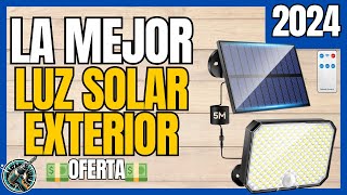 💡 La Mejor LÁMPARA SOLAR DE EXTERIOR de Amazon 💡  BARATA y DE CALIDAD  Top 2024  Luz Solar LED [upl. by Mendez322]