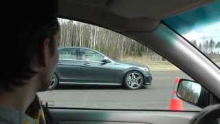 Volvo S40 T4 Autotech 420hp vs Mercedes C63 AMG 550hp [upl. by Candace165]