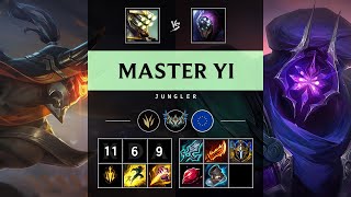 Master Yi Jungle vs Jax Unstoppable  EUW Challenger Patch 1423 [upl. by Haramat]