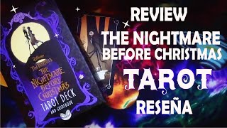 Reseña Review THE NIGHTMARE BEFORE CHRISTMAS TAROT en Español [upl. by Rats]