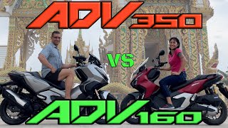 Honda ADV 350 Versus ADV 160 Pros amp Cons Of These Scooters in English [upl. by Poland]