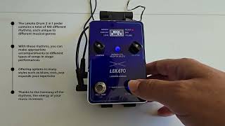 Best Budget Drum Pedal  Lekato Drum 2in1 Looper Pedal A Complete Overview of ROCK Rhythms [upl. by Mayram227]