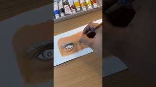 3D Moving Eyes 👀 painting  Tutorial ✨ shorts [upl. by Drescher]