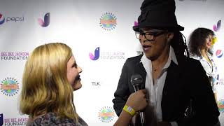 Siedah Garrett Interview at Costume for a Cause for Heal LA and Dee Dee Jackson Foundation [upl. by Ariday787]