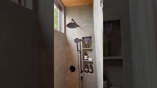 Custom concrete tiny home shower [upl. by Dierdre]