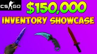 CS GO  The Most Expensive Inventory In Existence Skyliners 150000 Rare CSGO Skins Collection [upl. by Ardyce]