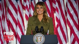 WATCH Melania Trump’s full speech at the Republican National Convention  2020 RNC Night 2 [upl. by Esilenna472]