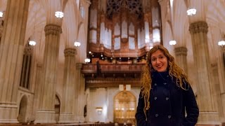 Loreto Aramendi plays Bach Sinfonia from Cantata No 29  Saint Patricks Cathedral NYC [upl. by Laurianne109]