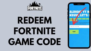 How to Redeem a Fortnite Code 2024  Fortnite Game Code Redemption [upl. by Doralyn]