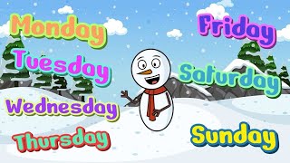 Days of the Week Song  Kids Song  Early Mathematics Skills [upl. by Zeeba]