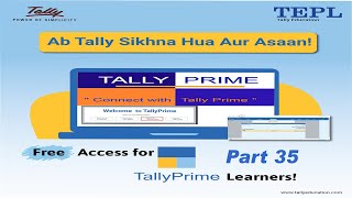 35 BAD DEBTS ENTRY USING JOURNAL VOUCHER IN TALLY PRIME [upl. by Teyugn694]