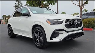 MercedesBenz GLE 450e 4MATIC 2024 in Polar White with Black MBTex Interior [upl. by Yarahs29]