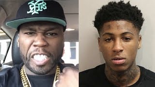 50 Cent Reacts To NBA Youngboy Getting Arrested [upl. by Brandice]