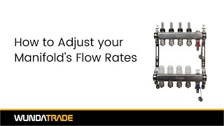 How To Adjust your manifold Flow Rates [upl. by Ttam770]