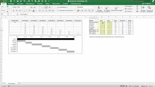 Projektplan Excel  kostenloser Download [upl. by Lacim]