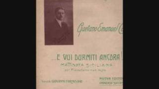 E vui durmiti ancora  Marcello Giordani canta  Gaetano Emanuel Calì [upl. by Enos709]