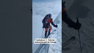 Gashabrum Mountain with Andrzej Bargiel from Polandan Xtreme skier descending from the 8065m summit [upl. by Berte]