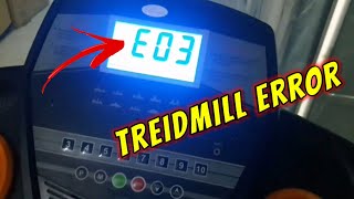 Memperbaiki TREIDMILL ERROR E03  Cara atasi Treidmill error [upl. by Roose203]