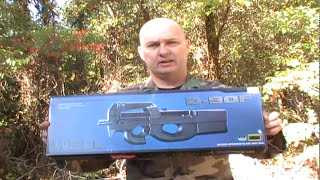 Well D90F AEG airsoft gun review [upl. by Machos]