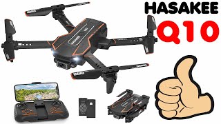 HASAKEE Mini Drone with Camera Flight and Review drone [upl. by Nekal]