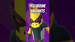 PEELVERINE VARIANTS  WHICH ONE IS YOUR FAVORITE FORTNITE MARVEL shorts fortnite peelverine [upl. by Ziguard]