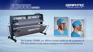 Graphtec FC9000 Cutting PPE Face Shield [upl. by Lorna]