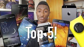 Top 5 Smartphones of 2013 [upl. by Anaujnas321]