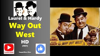 Laurel amp Hardy 📽 WAY OUT WEST 😄 Classic Comedy 🤣FULL MOVIE HD [upl. by Ihsorih486]