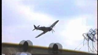 CLIPPED WING SPITFIRE  LOW amp FAST PASS  ROLLS ROYCE MERLIN  AWESOME SOUND [upl. by Horgan]