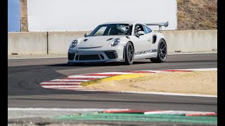 Porsche 9912 GT3 RS at Laguna Seca  12912  Serge Track Days GT3RS [upl. by Amron]