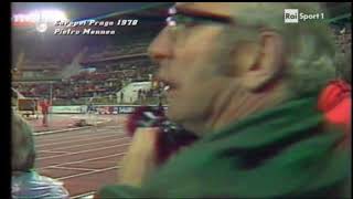 1978 Pietro Mennea Praga Camp Europei 100 FINALE [upl. by Garth]