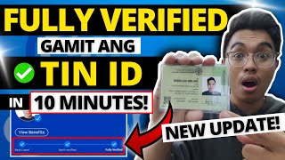 HOW TO FULLY VERIFY GCASH ACCOUNT USING TIN ID 2022 l GCASH FULLY VERIFIED USING TIN ID [upl. by Silyhp339]