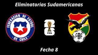 Chile 🇨🇱 vs Bolivia 🇧🇴  Eliminatorias 2026  Fecha 8 [upl. by Hoskinson828]