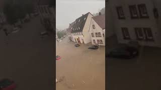 HOCHWASSER nach UNWETTER in MÖMLINGEN [upl. by Wicks215]