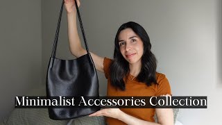 Minimalist Accessories Collection  Capsule Wardrobe Essentials [upl. by Lilithe]