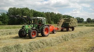 Fendt 309 LSA und Welger AP 52 inkl Schwaden HD [upl. by Linnie239]