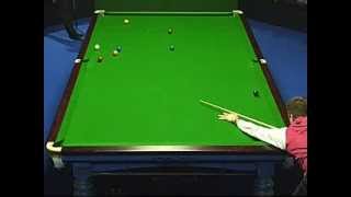 Steve Davis „Interestingquot Snooker Shot versus Joe Swail [upl. by Mulry794]