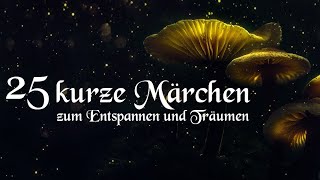 25 kurze Märchen zum Einschlafen und Träumen mit Grimm Andersen Reinheimer  Hörbuch deutsch [upl. by Sivehc438]