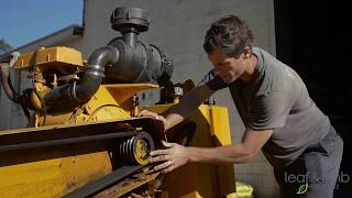 How and When to Grease a Stump Grinder Carlton 7015 [upl. by Salem]