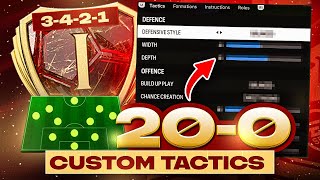 POST PATCH 200 BEST META 3421 CUSTOM TACTICS amp INSTRUCTIONS IN FC 24 ULTIMATE TEAM [upl. by Aylsworth]